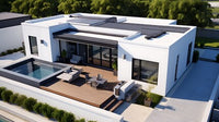 CASA PREFABBRICATA EPS mq 197 + PISCINA RISCALDATA NLO-45137-8594