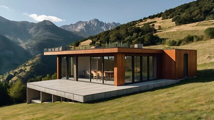 CASA PREFABBRICATA LEGNO STRUTTURA TELAIO mq 120 VFRE-845139-MNH