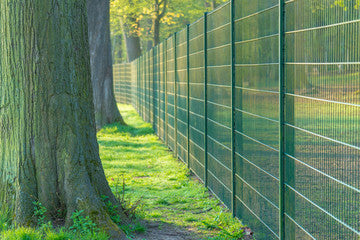RECINZIONE MODULARE ALTEZZA 300 CM IN RETE PLASTIFICATA LEGGERA COLORE VERDE