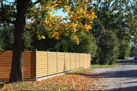RECINZIONE MODULARE IN LARICE NEUTRO LUNGHEZZA CM 200 ALTEZZA CM 180
